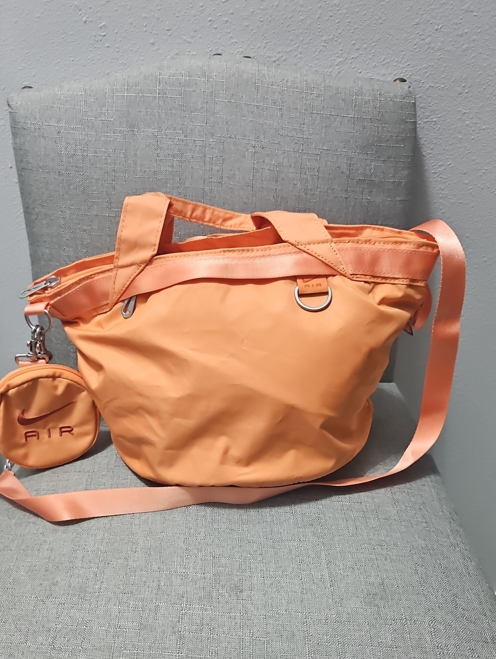 Nike Women's Air Futura Luxe Tote Color Orange Trance